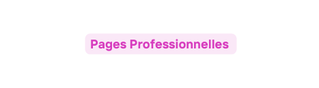 Pages Professionnelles